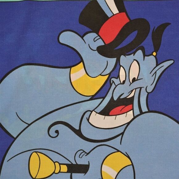 Vintage 90s Disney Aladdin Standard Pillow Case Made In USA - Picture 1 of 8